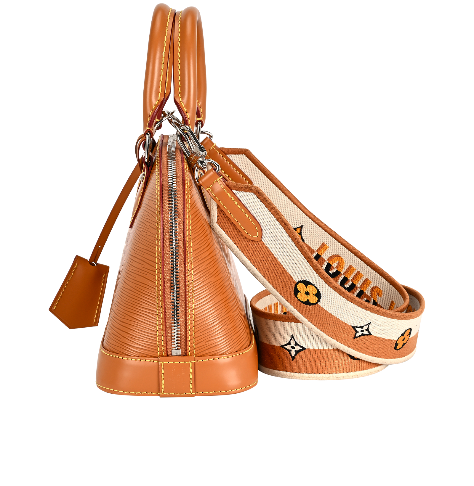 Alma BB, &pound;1,100, Handbags, Brown/Tan, Leather, Bottom view